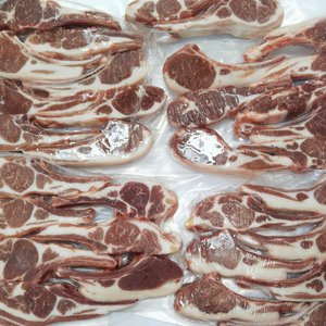 Lamb chop slices
